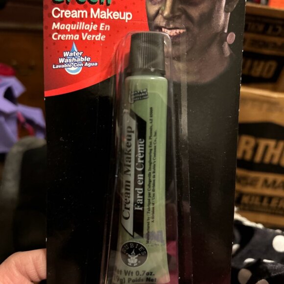 Monster Mania HALLOWEEN Green Cream  Makeup Frankenstein Hulk & More - Picture 1 of 6